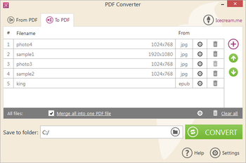 Icecream PDF Converter screenshot 3
