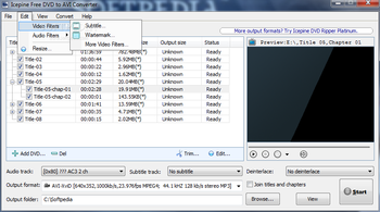 Icepine Free DVD to AVI Converter screenshot 2
