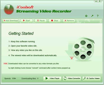 iCoolsoft Streaming Video Recorder screenshot 2