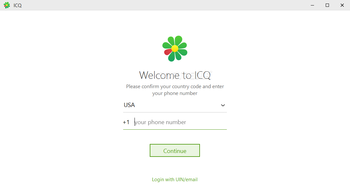 ICQ screenshot