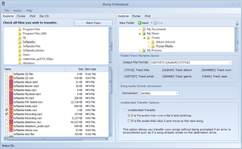 iDump Professional (formerly iDump Classic Pro) screenshot