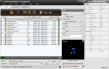 ImTOO Audio Maker screenshot 3