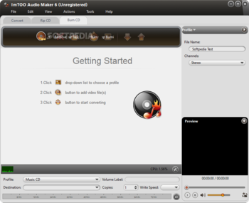 ImTOO Audio Maker screenshot 5