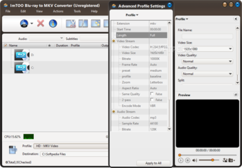 ImTOO Blu-ray to MKV Converter screenshot 3