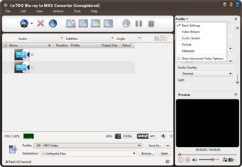ImTOO Blu-ray to MKV Converter screenshot 4