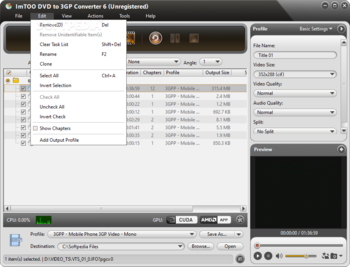 ImTOO DVD to 3GP Suite screenshot 13