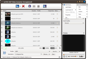 ImTOO DVD to 3GP Suite screenshot 4