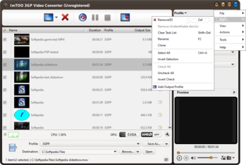 ImTOO DVD to 3GP Suite screenshot 5