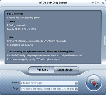 ImTOO DVD Toolkit Platinum screenshot 2