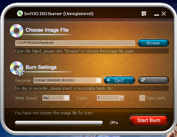 ImTOO ISO Burner screenshot 2