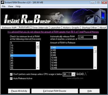 Instant RAM Booster screenshot 2