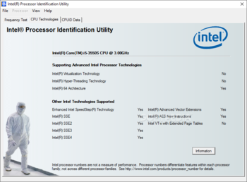 Intel Processor Identification Utility screenshot 2