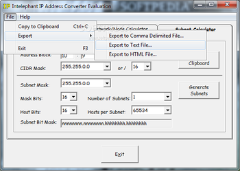 Intelephant IP Address Converter screenshot 4