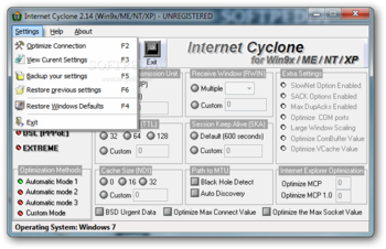 Internet Cyclone screenshot 2