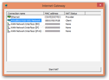 Internet Gateway screenshot
