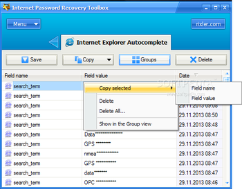 Internet Password Recovery Toolbox screenshot 3