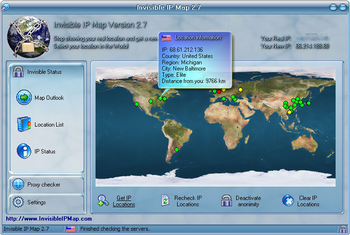 Invisible IP Map screenshot 2