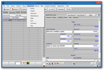 Invoice Organizer Pro screenshot 4