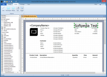 Invoice360 Designer Professional Edition screenshot 2