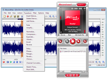 iRecordMax Sound Recorder 2009 screenshot