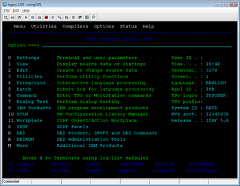 Jagacy TN3270 Terminal Emulator screenshot 2