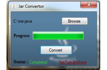 Jar Convertor screenshot 2