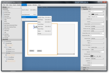 JavaFX Scene Builder screenshot 4