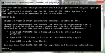 JBasic screenshot