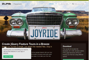 jQuery Joyride screenshot