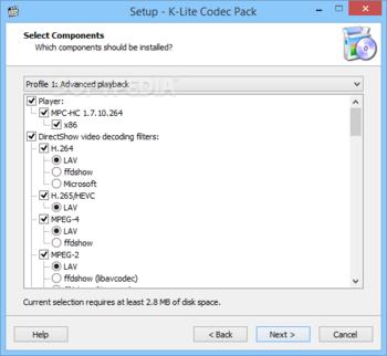 K-Lite Codec Pack Basic screenshot 2