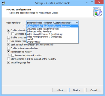 K-Lite Codec Pack Basic screenshot 6
