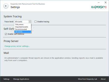 Kaspersky Anti-Ransomware Tool for Business screenshot 2