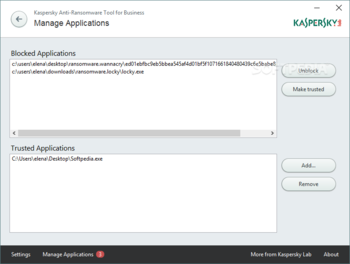 Kaspersky Anti-Ransomware Tool for Business screenshot 5