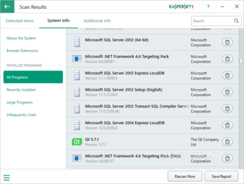 Kaspersky System Checker screenshot 7
