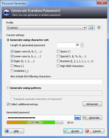 KeePass Portable screenshot