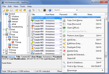 KeePass Portable screenshot 4