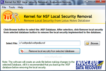 Kernel for NSF Local Security Removal screenshot