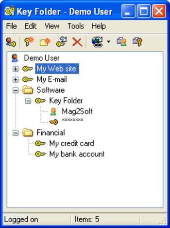 Key Folder screenshot
