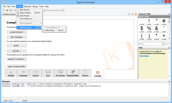 Keyman Developer screenshot 12