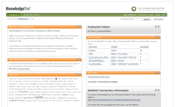 KnowledgeTree Document Management System screenshot