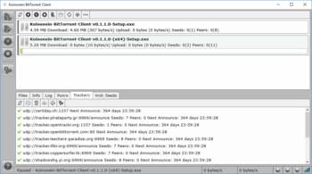 Koinonein BitTorrent Client screenshot 5
