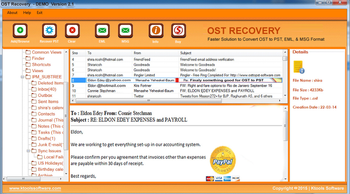 KTools OST to PST Converter screenshot
