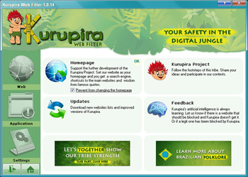 Kurupira Web Filter and Parental Control screenshot