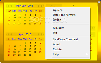 Kybtec Calendar screenshot 2