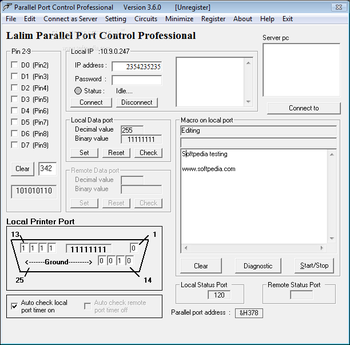 Lalim Parallel Port Control Pro screenshot