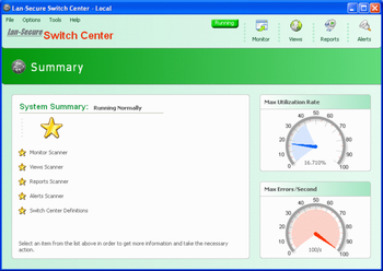 Lan-Secure Switch Center Enterprise screenshot