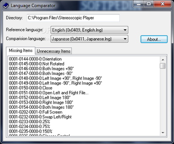 Language Comparator screenshot