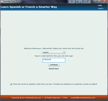 Language Tutor FR+EN screenshot 2