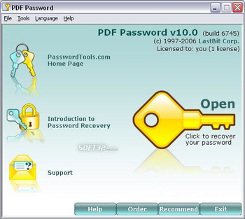 LastBit PDF Password Recovery screenshot 3