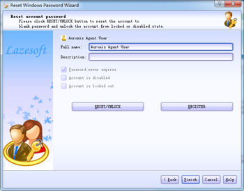 Lazesoft Recover My Password Home screenshot